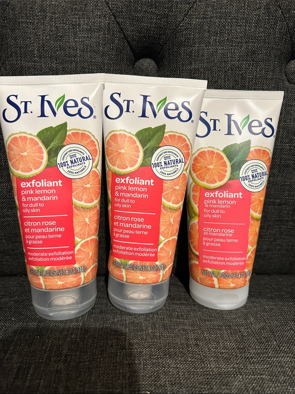 NEW 🆕 THREE St Yves Exfoliant Pink Lemon & Mandarin Scrub - dull & oily skin